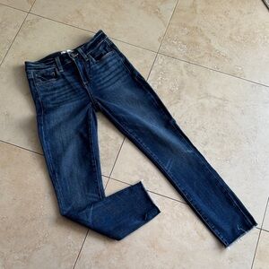 PAIGE Dark Blue Kylie Crop Jeans- Size 24